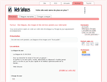 Tablet Screenshot of humour.web-soluces.net