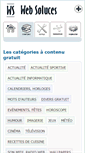Mobile Screenshot of contenu-gratuit.web-soluces.net