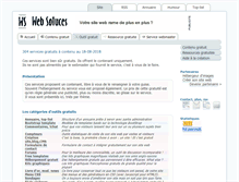 Tablet Screenshot of outils-gratuits.web-soluces.net